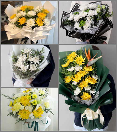 广东广州市黄埔区九龙镇凤尾村白事花束代送